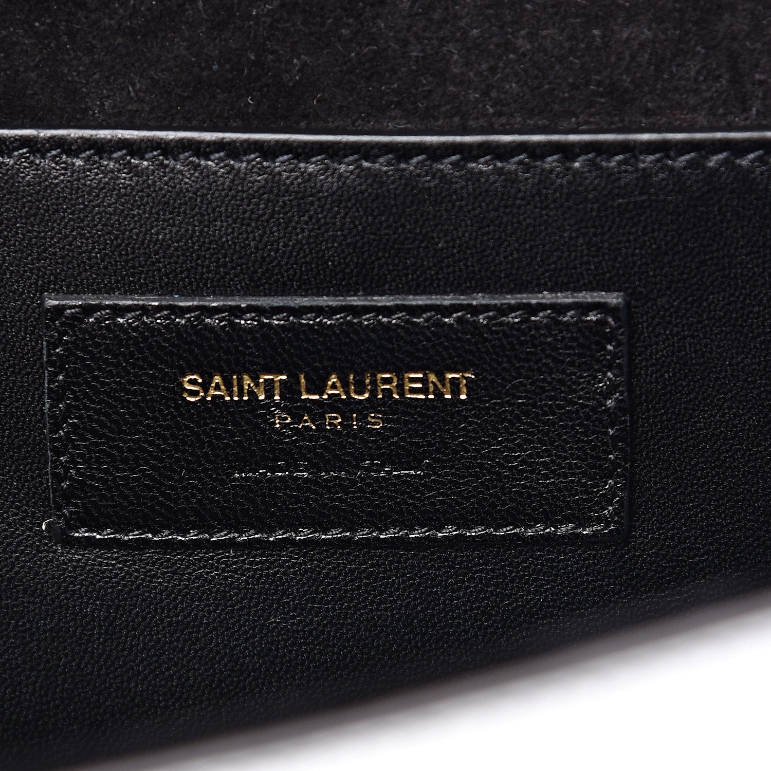 Saint Laurent Metallic Calfskin Classic Monogram Cassandre Clutch Argento 5 of 11