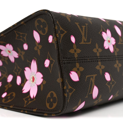 Louis Vuitton LV X TM Monogram Cherry Blossom Onthego PM Sakura Brown 8 of 9