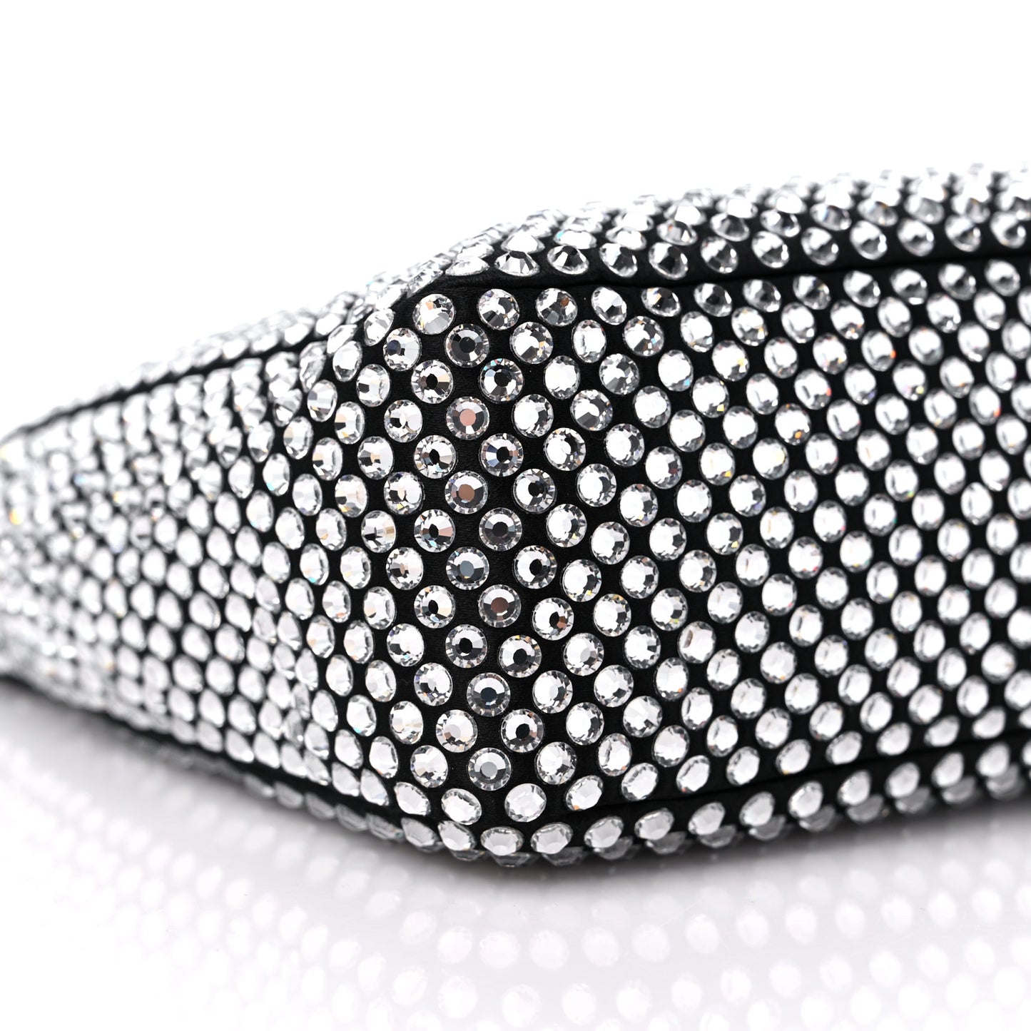 Satin Crystal Mini Re-Edition 2000 Bag Cristal