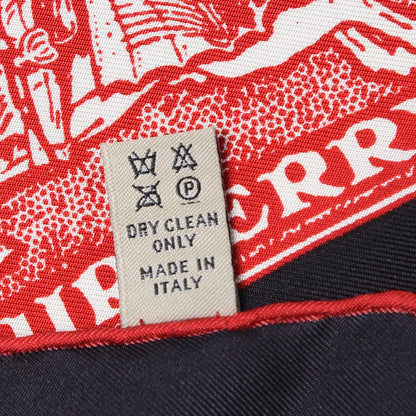 Burberry Silk Monogram Scarf Multicolor 7 of 9