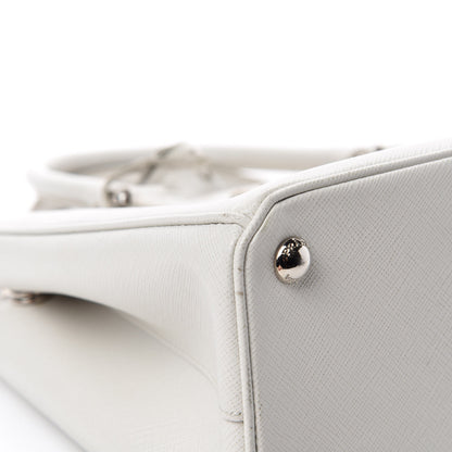 Prada Saffiano Small Galleria Double Zip Tote Talco 8 of 17