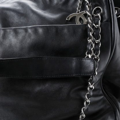 Chanel Calfskin Diagonal Ligne Tote Black 14 of 15