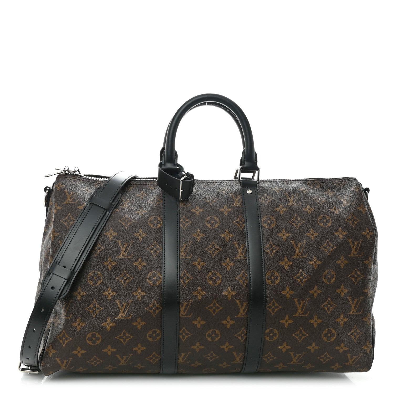 Louis Vuitton Monogram Macassar Keepall Bandouliere 45 1 of 8