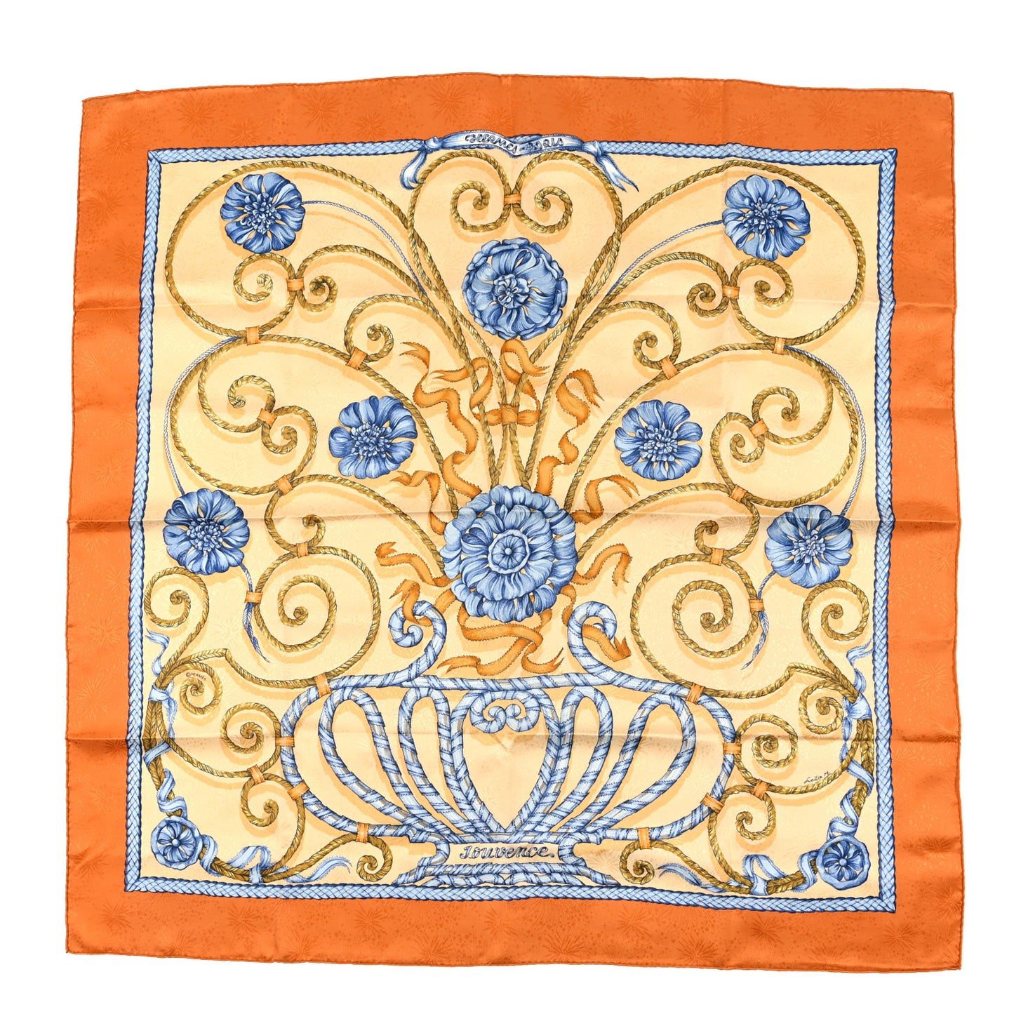 Jacquard Silk Jouvence Scarf 90