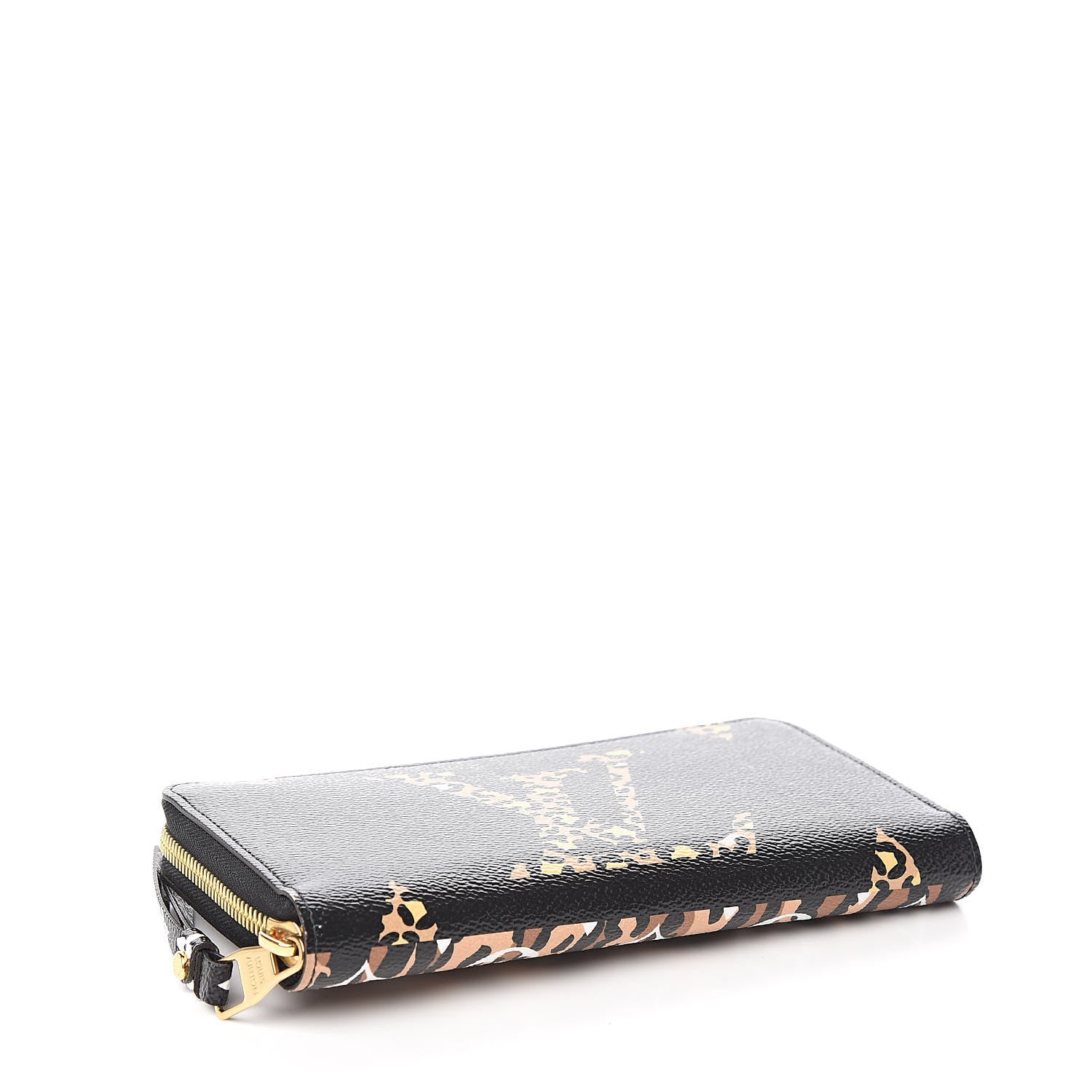 Louis Vuitton Monogram Giant Jungle Zippy Wallet Black 4 of 7
