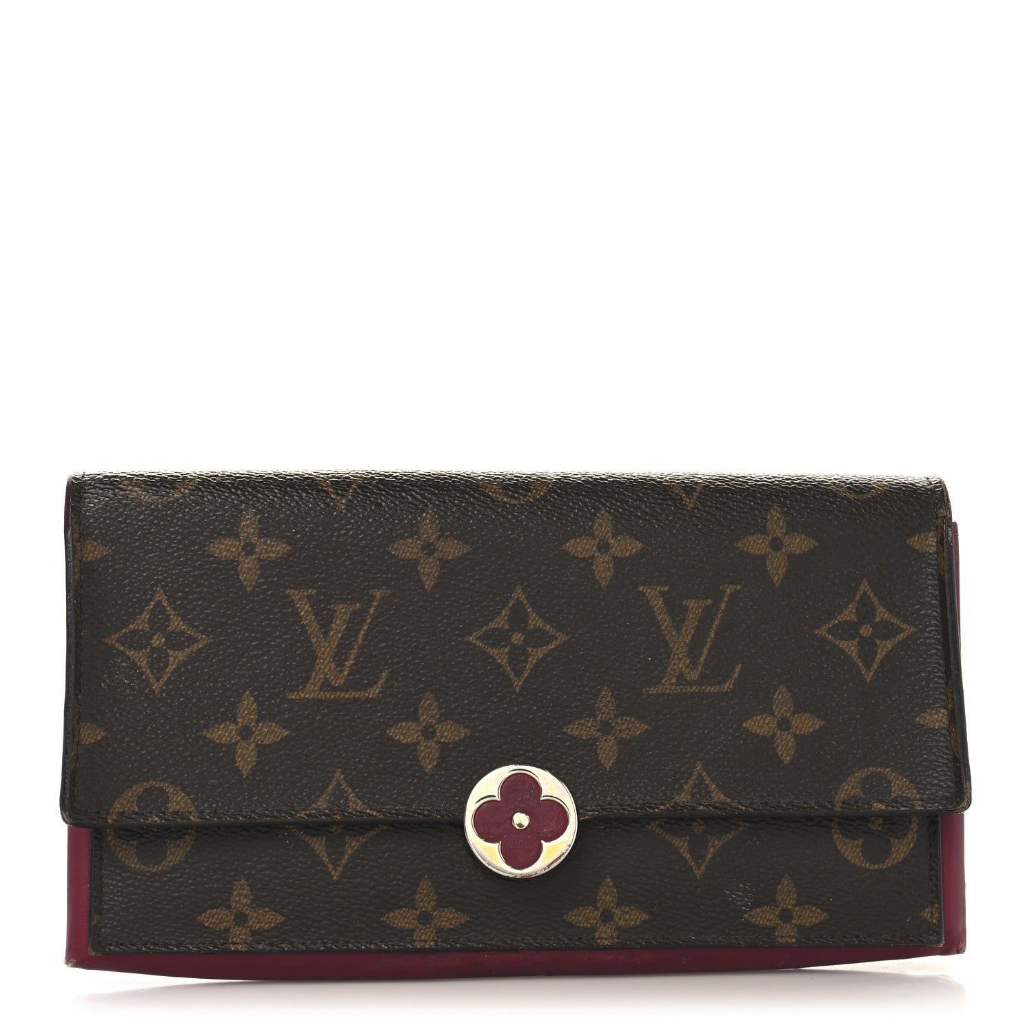 Louis Vuitton Monogram Flore Wallet Fuchsia 1 of 14