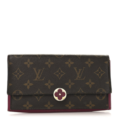 Louis Vuitton Monogram Flore Wallet Fuchsia 1 of 14