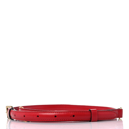 Louis Vuitton Calfskin 16mm Adjustable Shoulder Strap Red 2 of 9