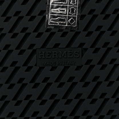 Hermes Calfskin Womens Chypre Sandals 38 Black 6 of 9