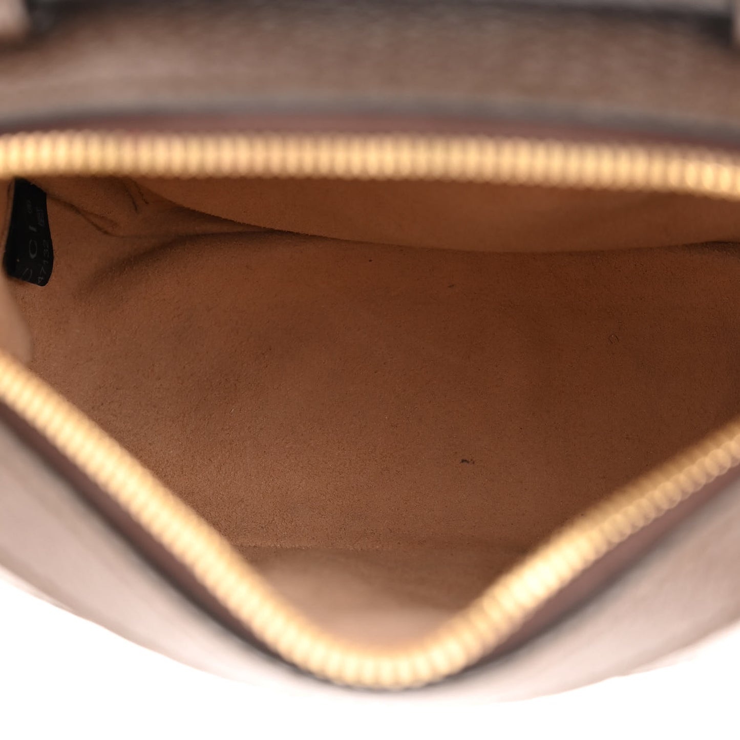 GG Supreme Monogram Mini Ophidia Top Handle Shoulder Bag Brown