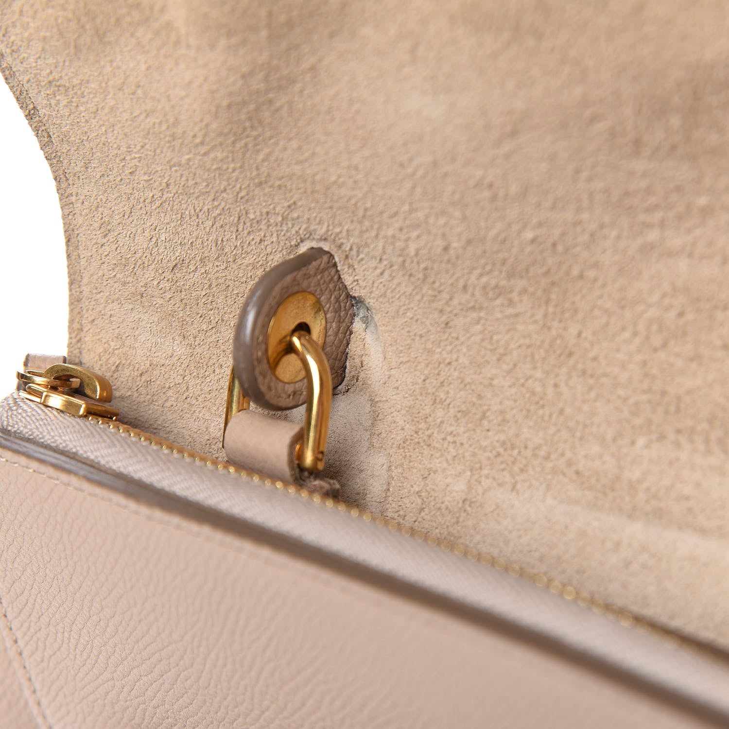 Celine Grained Calfskin Mini Belt Bag Light Taupe 9 of 17