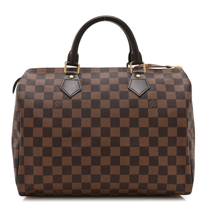 Louis Vuitton Damier Ebene Speedy 30 1 of 10