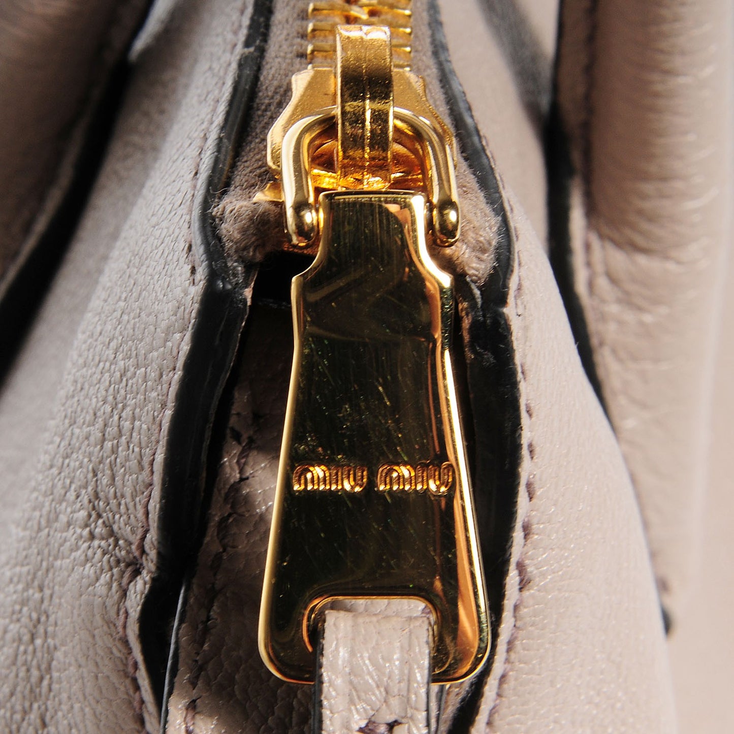 Goatskin Madras Top Handle Tote Pomice