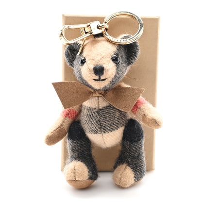 Burberry Cashmere House Check Thomas Bear Bag Charm Camel 4 of 4