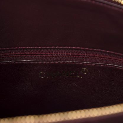 Chanel Caviar Quilted Camera Case Burgundy 10 of 12