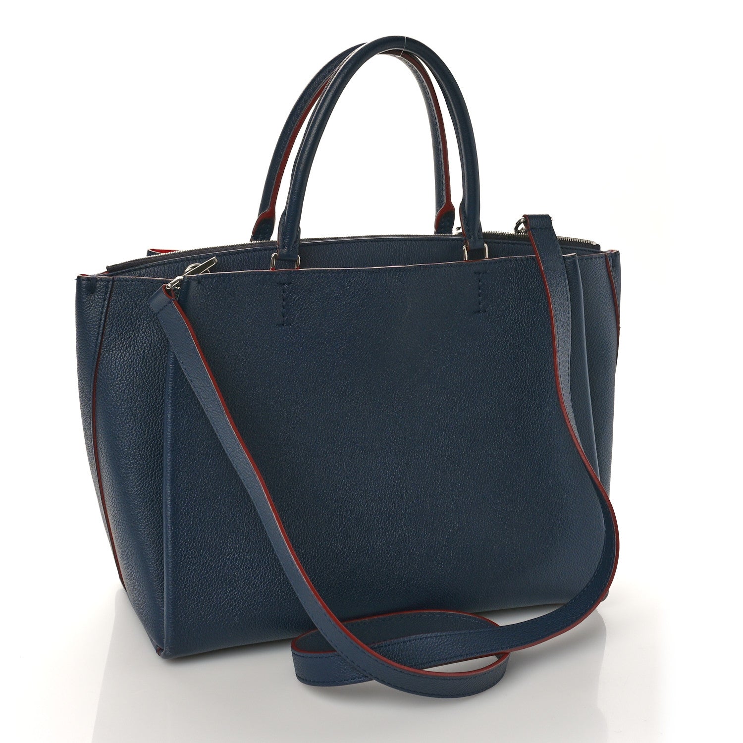 Louis Vuitton Calfskin Lockmeto Marine Rouge 3 of 10