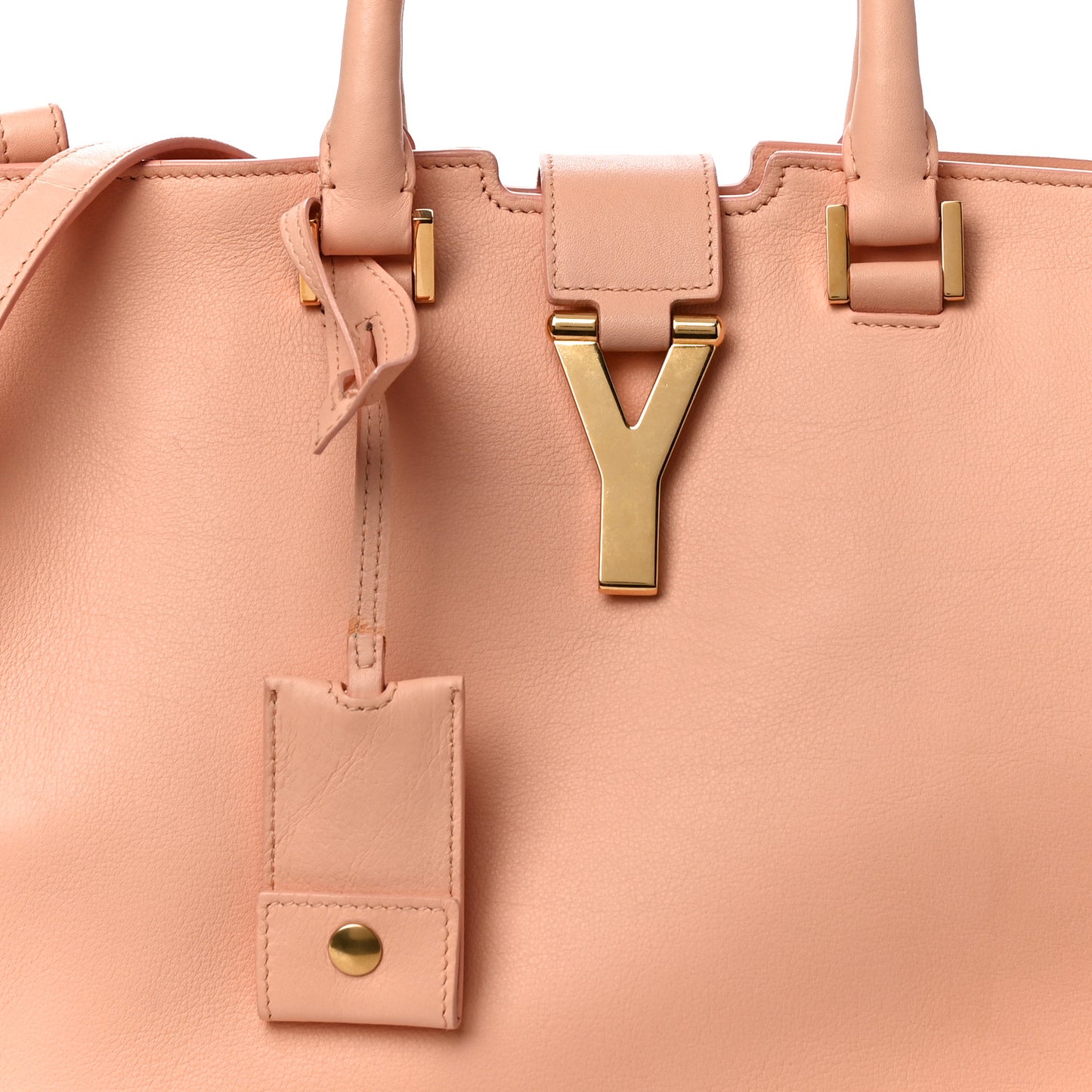 Calfskin Small Classic Y Cabas Blush