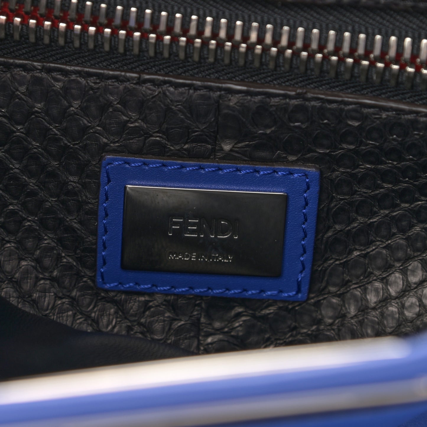 Vitello Morgan Python Crocodile Monster Eyes Medium Peekaboo Iconic Satchel Blue Neon Sunflower