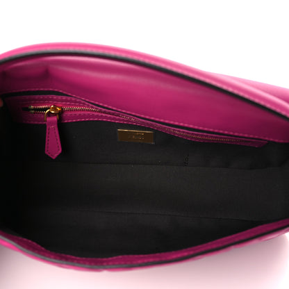 Fendi Nappa FF 1974 Embossed Baguette Ciclamino Pilar 5 of 8