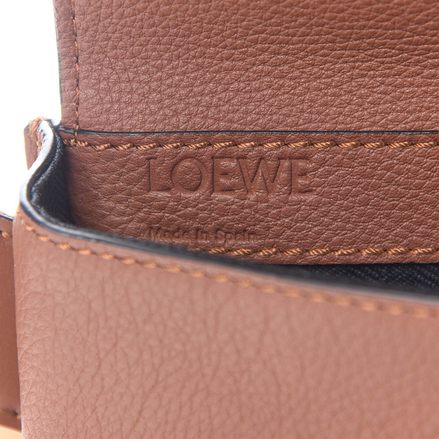 Loewe Grained Calfskin Military Bumbag Cognac 6 of 8