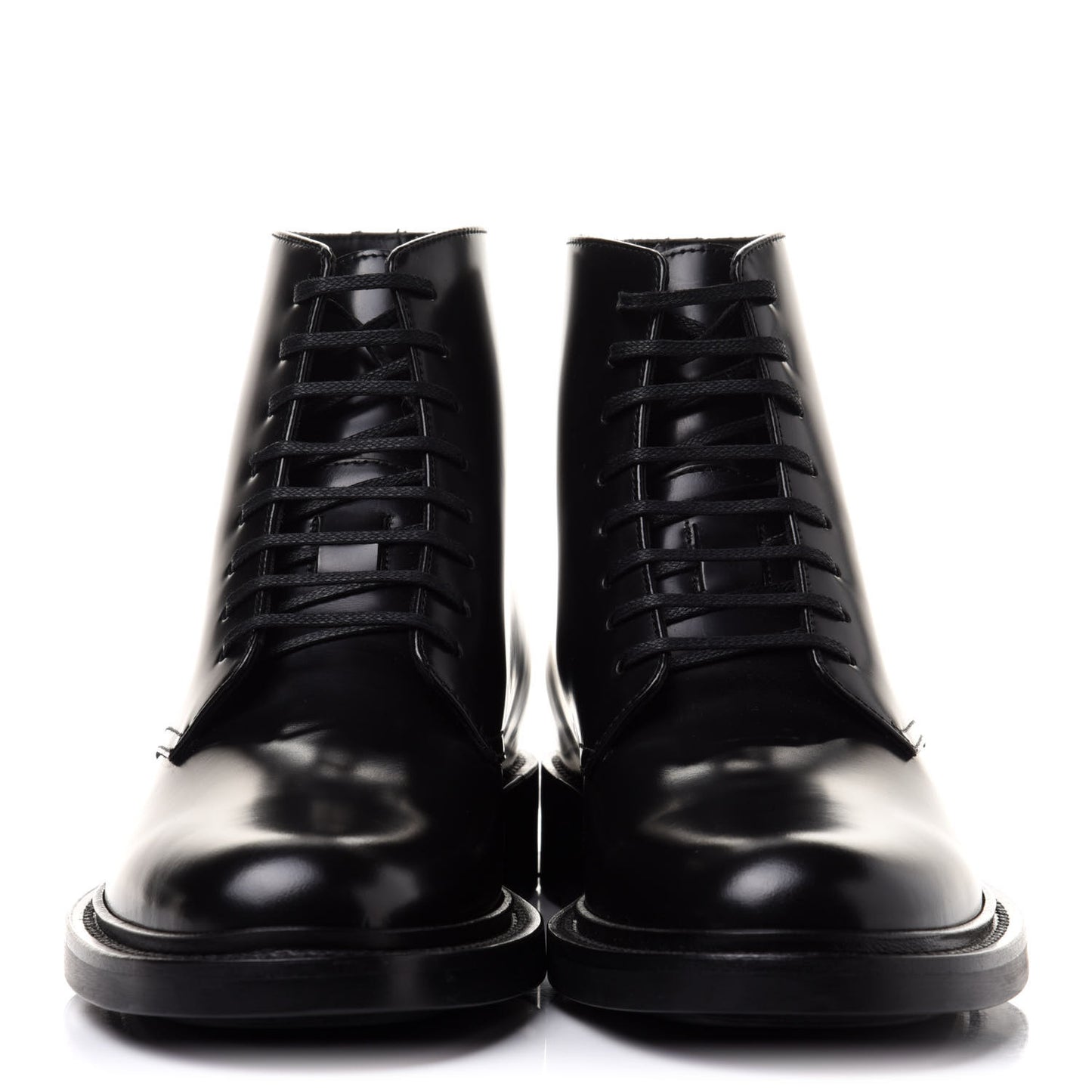 Calfskin Womens Army Combat Boots 38 Black