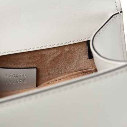 Gucci Calfskin Mini Sylvie Top Handle Bag White 14 of 15
