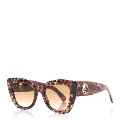 Fendi Acetate F is Fendi FF Cat Eye Sunglasses FF 0360/S Havana 1 of 7
