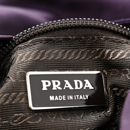 Prada Tessuto Nylon Saffiano Medium Backpack Purple 6 of 13