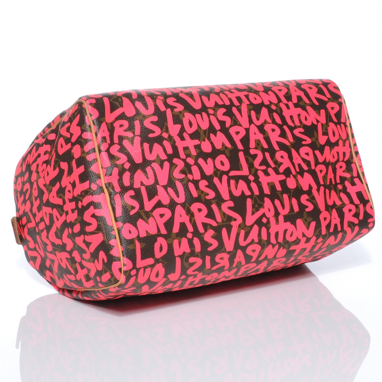 Louis Vuitton Monogram Graffiti Speedy 30 Fuchsia 4 of 7