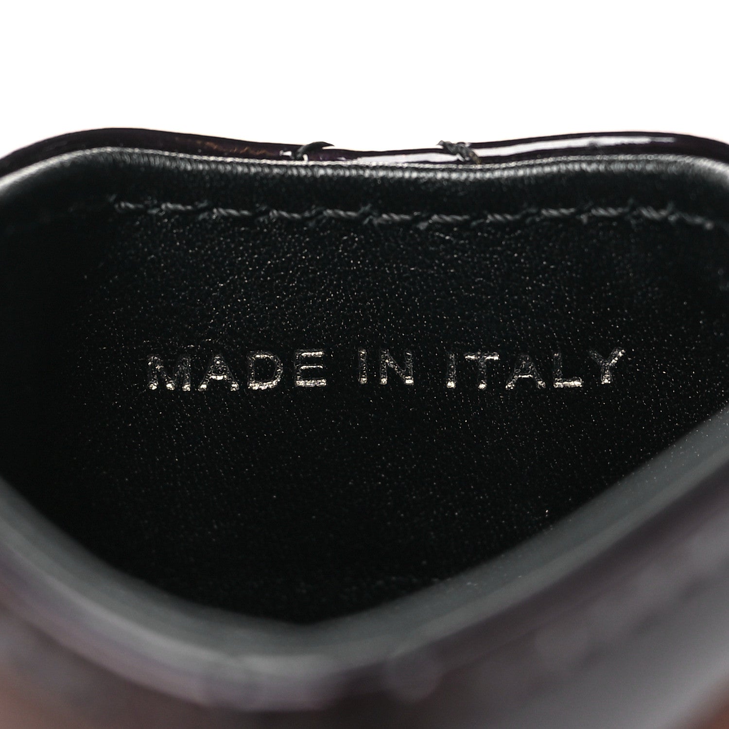 Chanel Patent Quilted Brilliant Vertical Card Holder Black 7 of 10