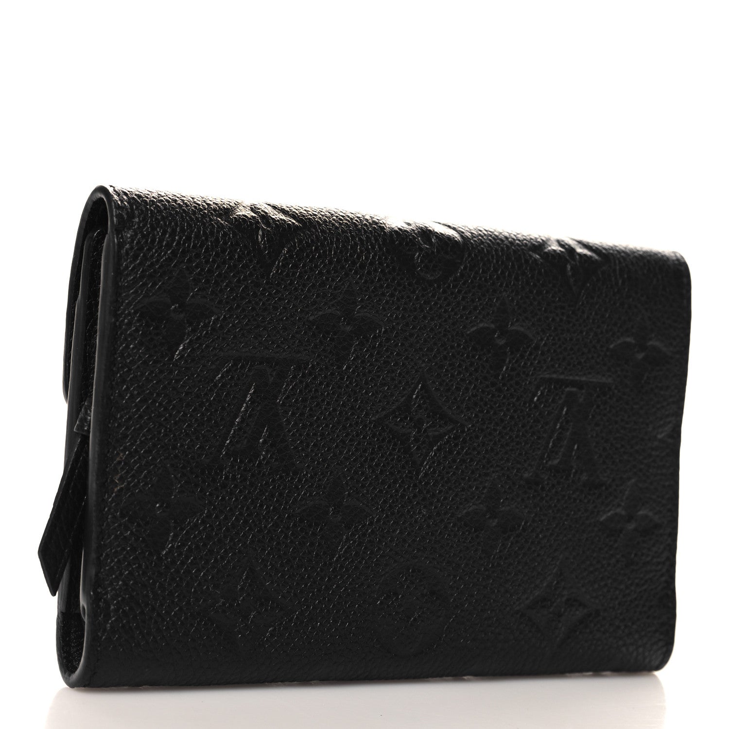 Louis Vuitton Empreinte Compact Curieuse Wallet Black 3 of 7