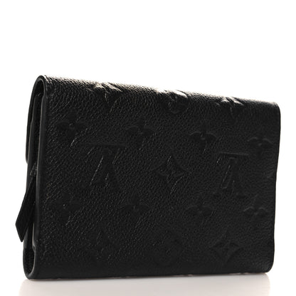 Louis Vuitton Empreinte Compact Curieuse Wallet Black 3 of 7