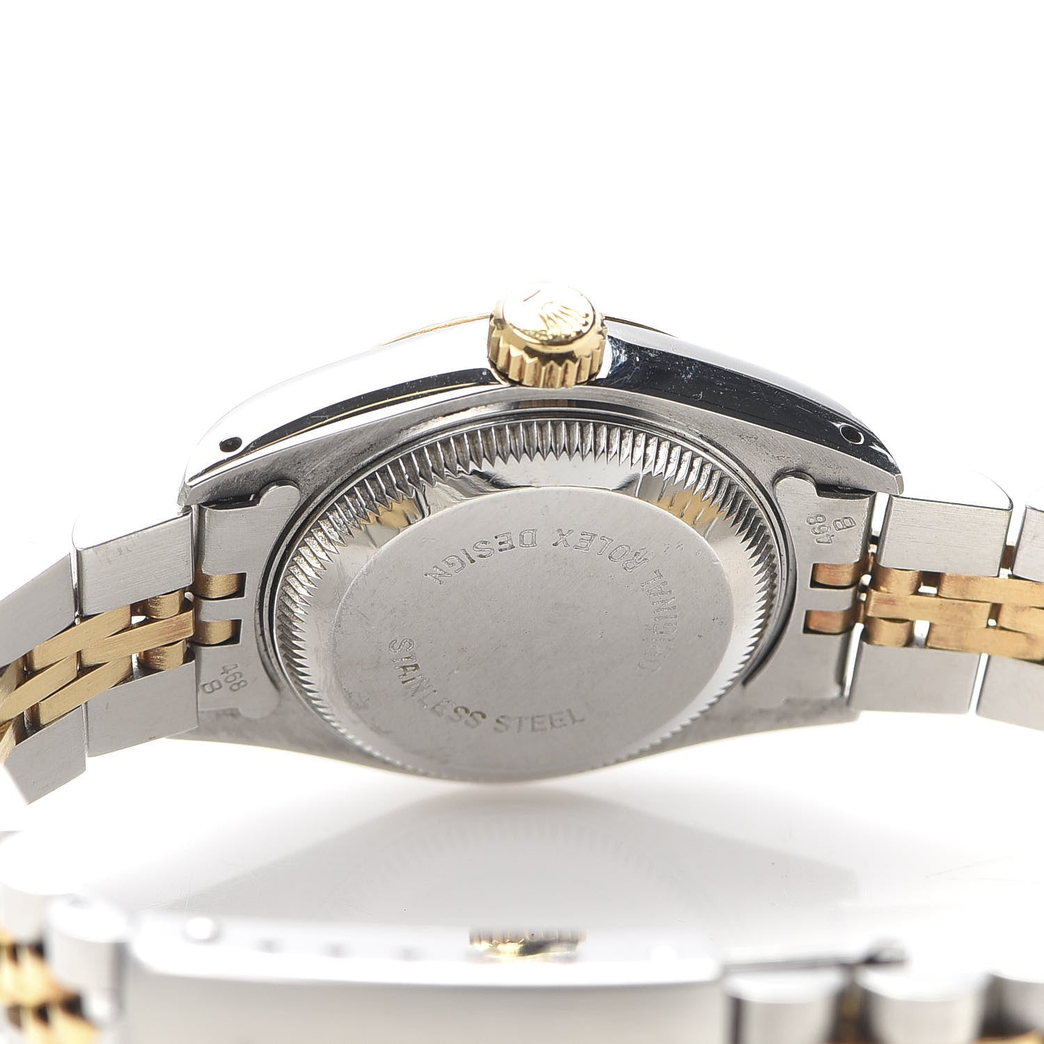 Rolex Stainless Steel 18K Yellow Gold 26mm Oyster Perpetual Datejust Watch Champagne 69173 6 of 7