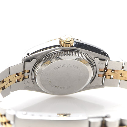 Rolex Stainless Steel 18K Yellow Gold 26mm Oyster Perpetual Datejust Watch Champagne 69173 6 of 7