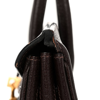 Hermes Chevre De Coromandel HAC Birkin 28 Chocolate 11 of 13