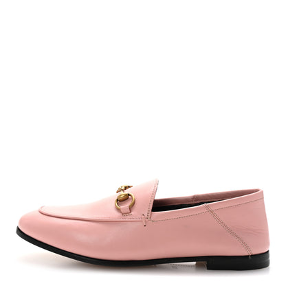 Gucci Lambskin Womens Brixton Horsebit Loafers 35.5 Perfect Pink 1 of 10