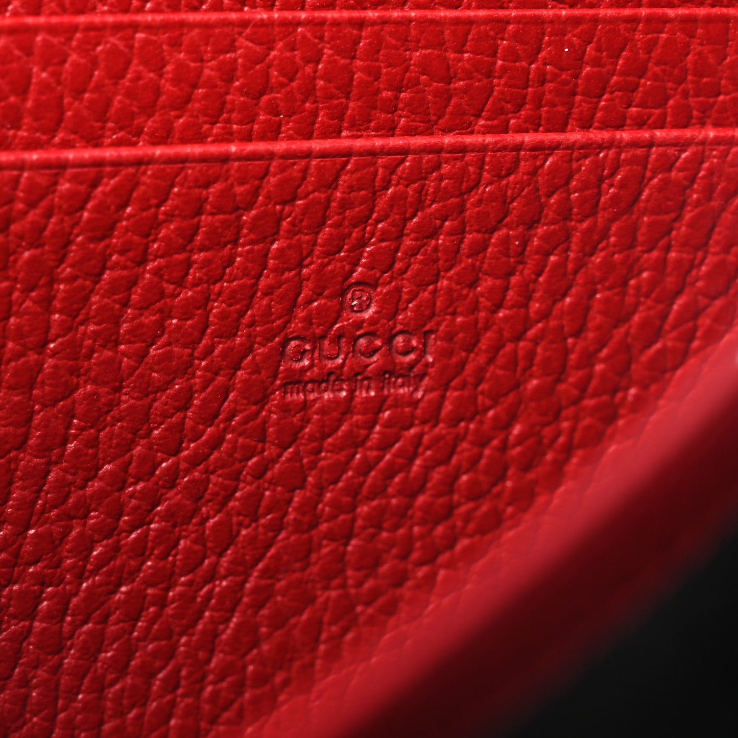 Calfskin Mini Dionysus Chain Wallet Hibiscus Red