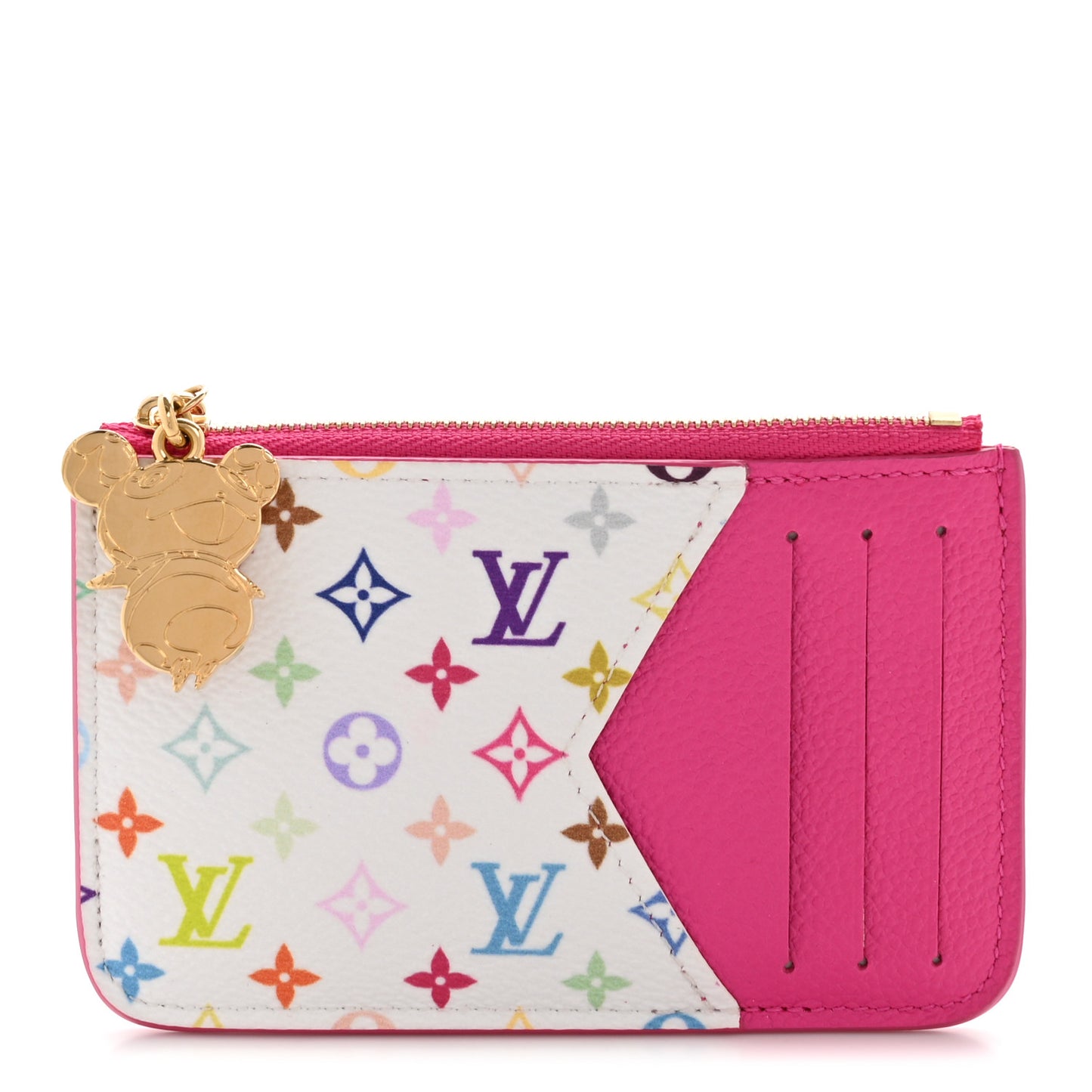 LV X TM Monogram Romy Card Holder Kawaii Pink