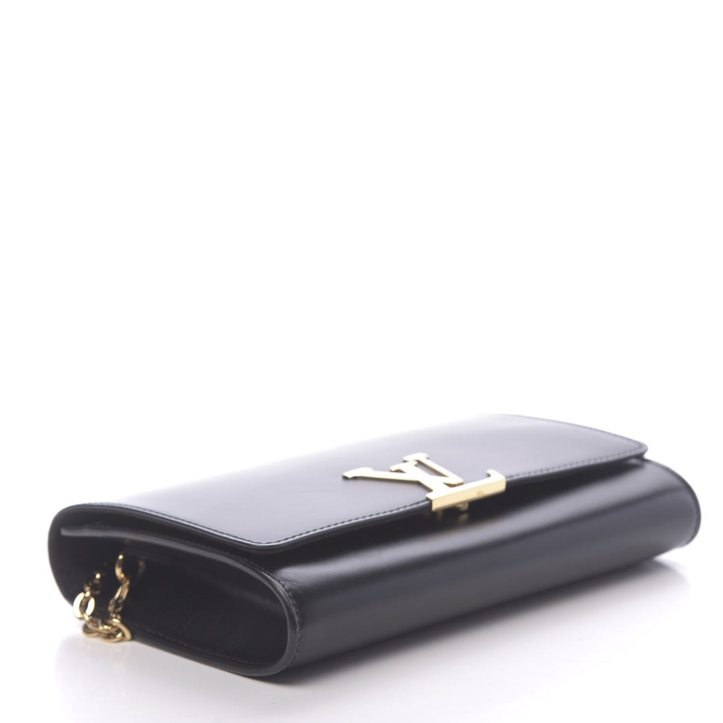 Calfskin Chain Louise GM Black