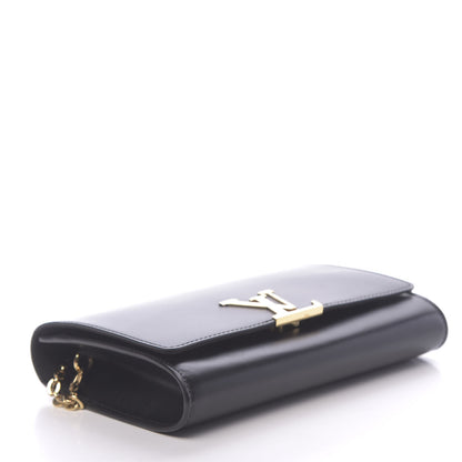 Louis Vuitton Calfskin Chain Louise GM Black 3 of 11