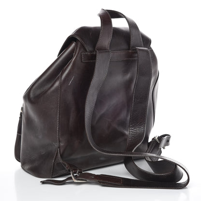 Prada Calfskin Backpack Brown 3 of 9
