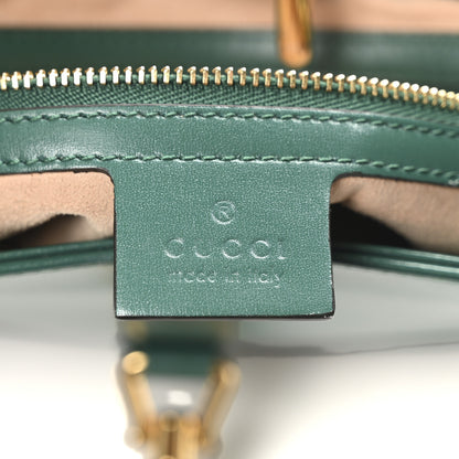 Gucci Boarded Dyana Lux Calfskin Small Jackie 1961 Hobo Emerald 6 of 10