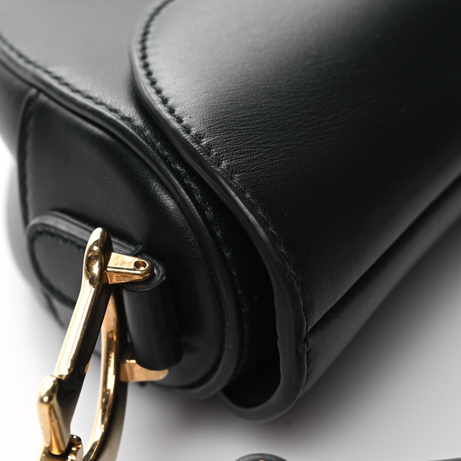 Christian Dior Calfskin Mini Saddle Bag Black 8 of 11