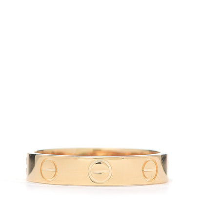 Cartier 18K Yellow Gold 3.5mm LOVE Wedding Band Ring 49 4.75 1 of 4