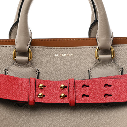 Burberry Marais Calfskin Medium Belt Bag Mineral Grey Bright Military Red 7 of 9