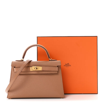Hermes Chevre Mysore Mini Kelly Sellier 20 Quebracho 10 of 10