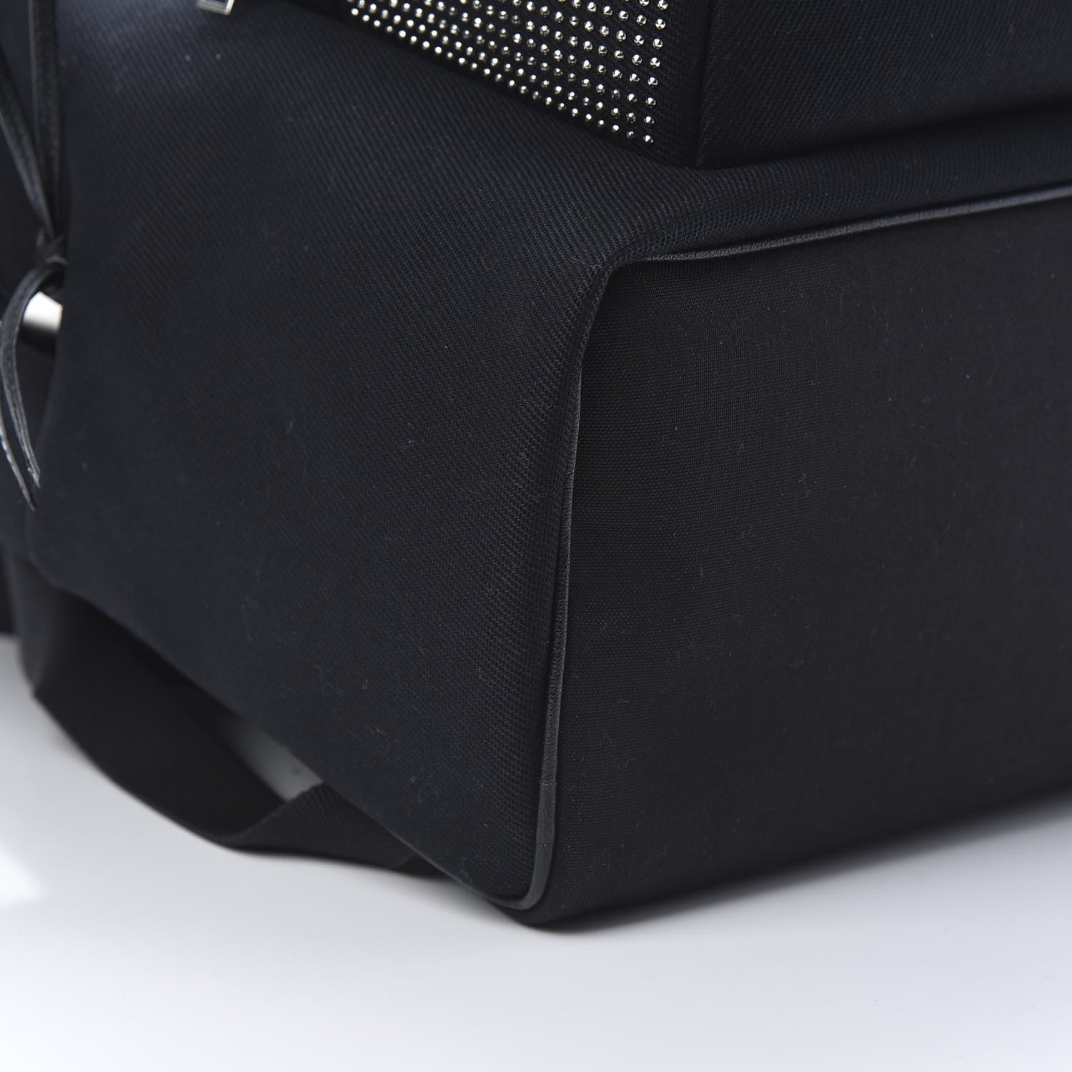Saint Laurent Canvas City Studded Backpack Black 8 of 9