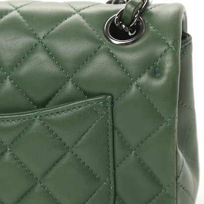 Chanel Lambskin Quilted Mini Rectangular Flap Green 13 of 14