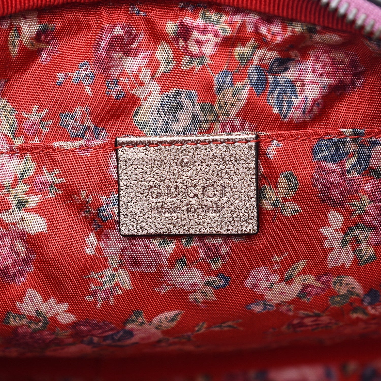 Gucci Laminated Nappa Trapuntata Small Zumi Shoulder Bag Rosa Lago Rame 5 of 8