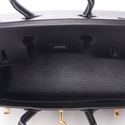 Hermes Madame Calfskin Birkin Sellier 25 Black 15 of 31